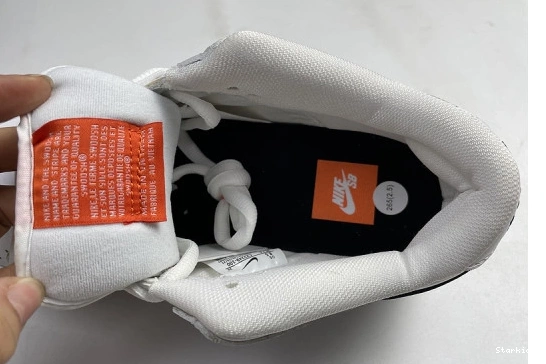 Navy Orange Nike Low SB White CZ2249-100 Dunk Label 1004